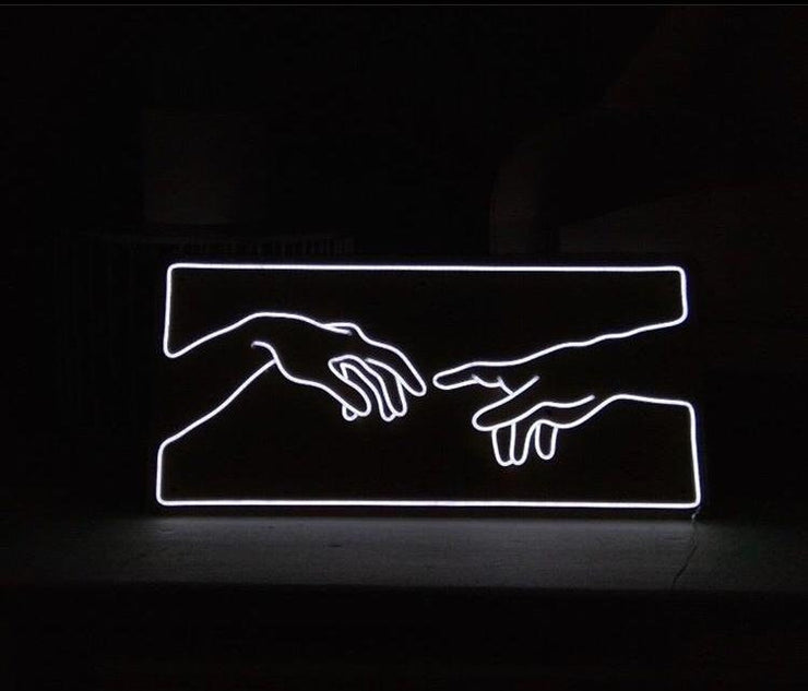 Hands of God Neon LED Sign