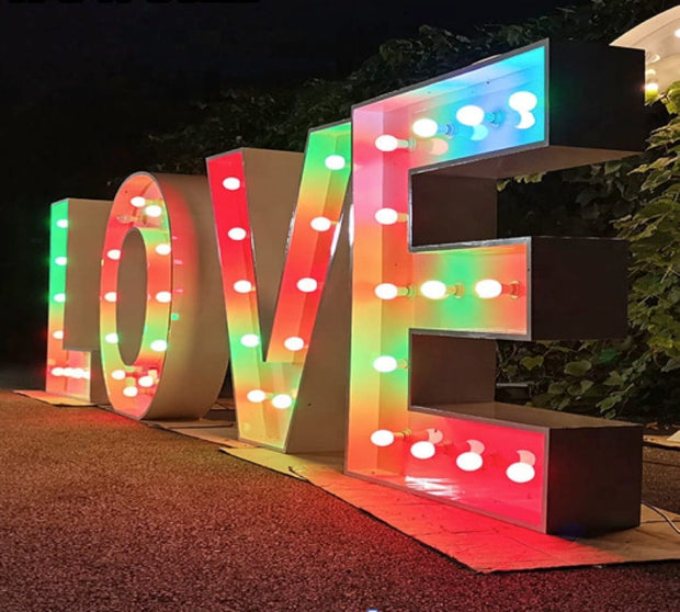 Love Marquee Letters Neon LED Sign