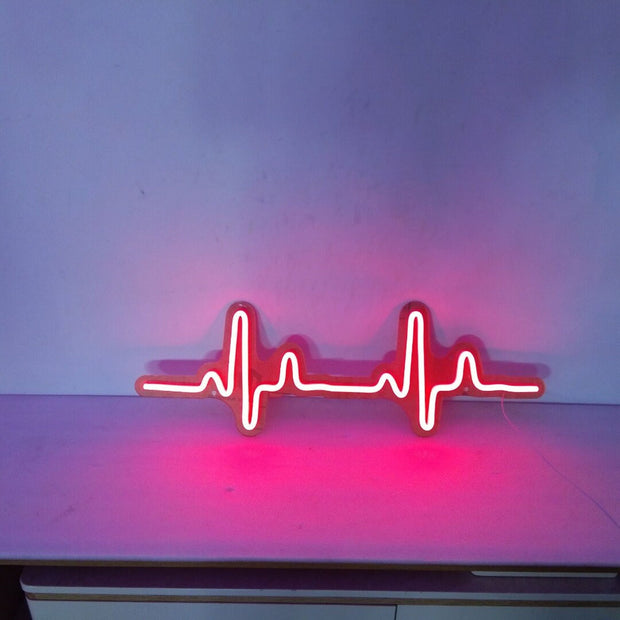 Heartbeat Neon LED Sign