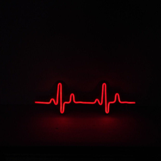 Heartbeat Neon LED Sign