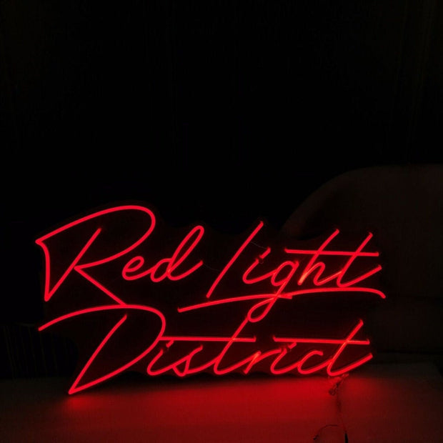 Red Light District Neon LED Sign