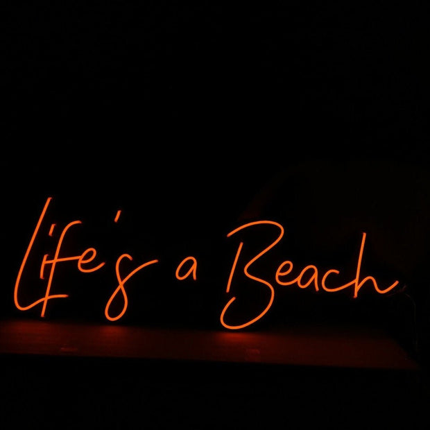 Life's a Beach Neon LED Sign