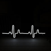 Heartbeat Neon Art Sign Light Lamp Illuminate Shop Office Living Room Interior Design Custom