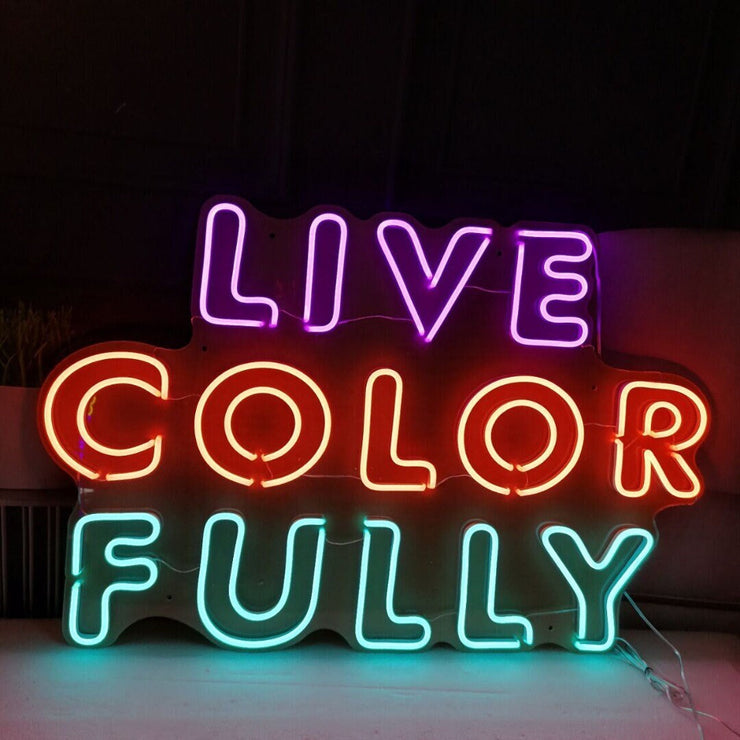 Live Color Fully Neon LED Sign