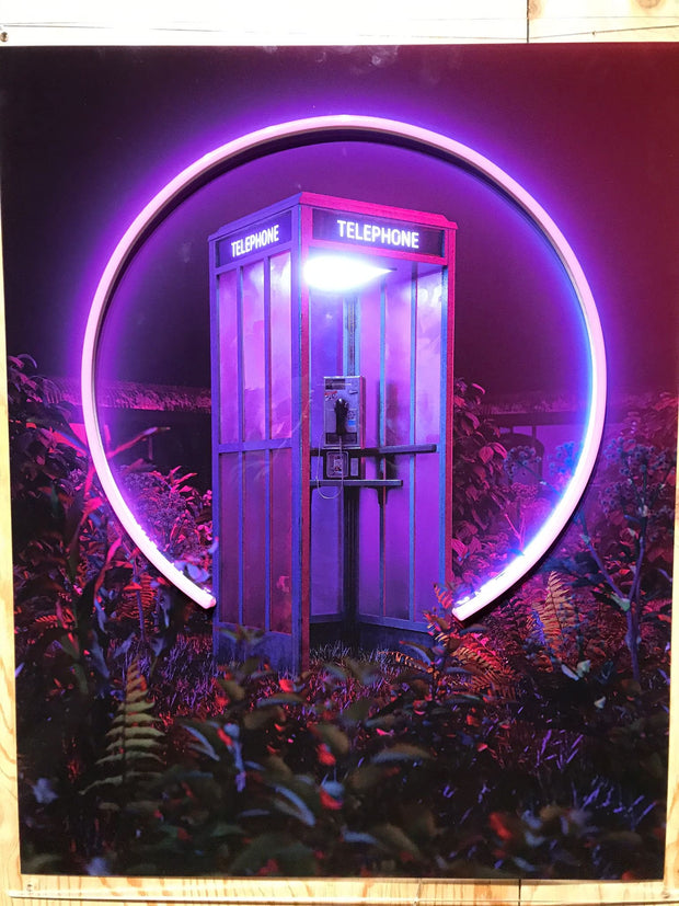 Limited Edition The Telephone Box By Damongraphics Ft van Goghsky Neon Led Sign