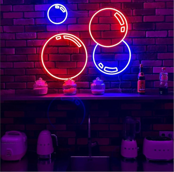 Bubbles Wall Neon LED Sign