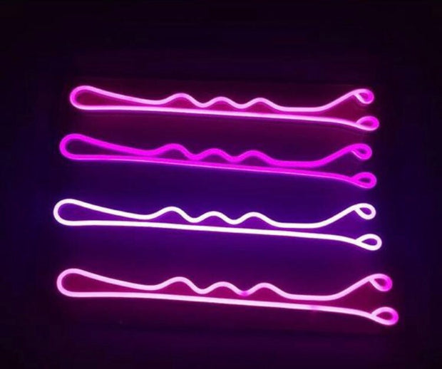 Hair Clips Neon LED Sign