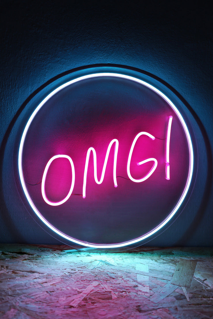 OmG! Neon LED Sign