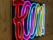 Boom! Sign Neon Light,  Boom! Neon LED Sign