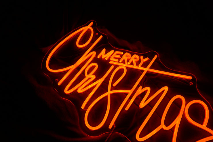 Merry Christmas Neon Light, Merry Christmas Sign LED Neon Light, Christmas Decoration Neon Lights, Home Office Xmas Neon Decoration