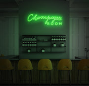 Champagne Neon LED Sign