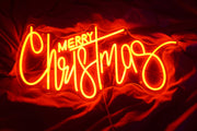 Merry Christmas Neon Light, Merry Christmas Sign LED Neon Light, Christmas Decoration Neon Lights, Home Office Xmas Neon Decoration