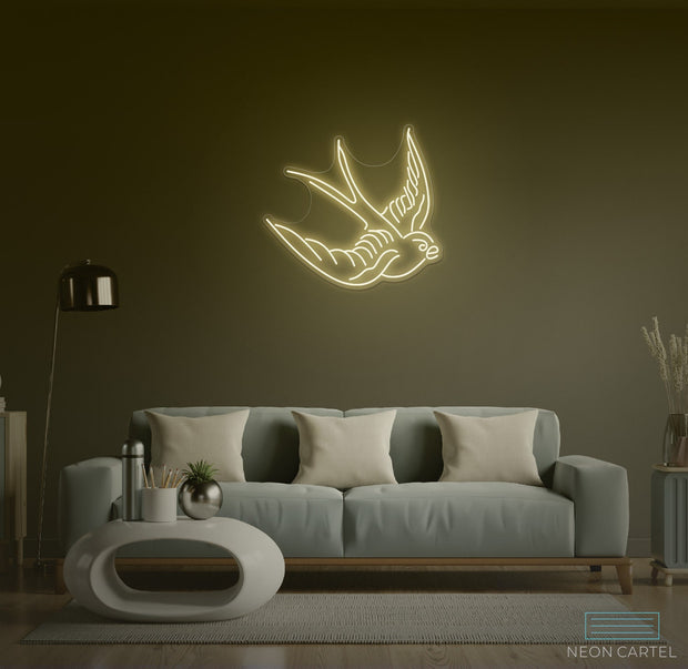 Swallow Neon LED Sign