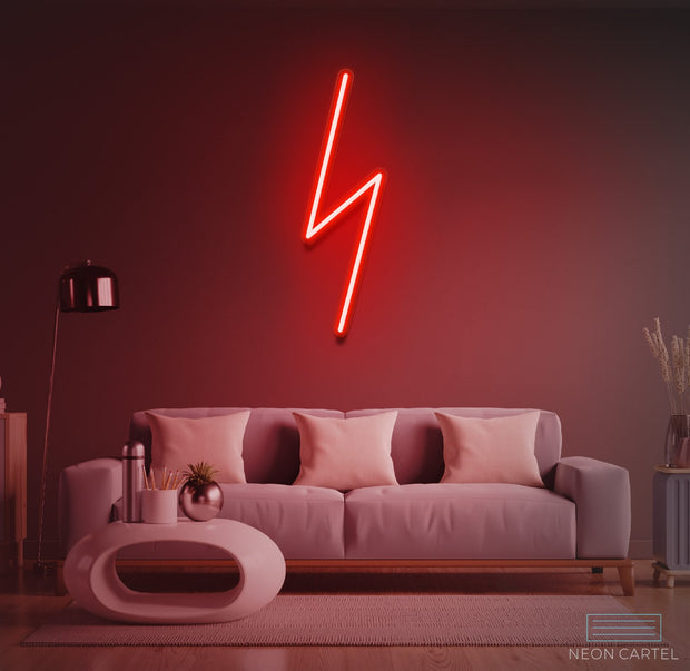 Lightning Neon LED Sign