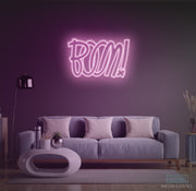 Boom! Sign Neon Light,  Boom! Neon LED Sign