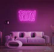 Boom! Sign Neon Light,  Boom! Neon LED Sign