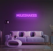 Milkshakes Neon LED Sign