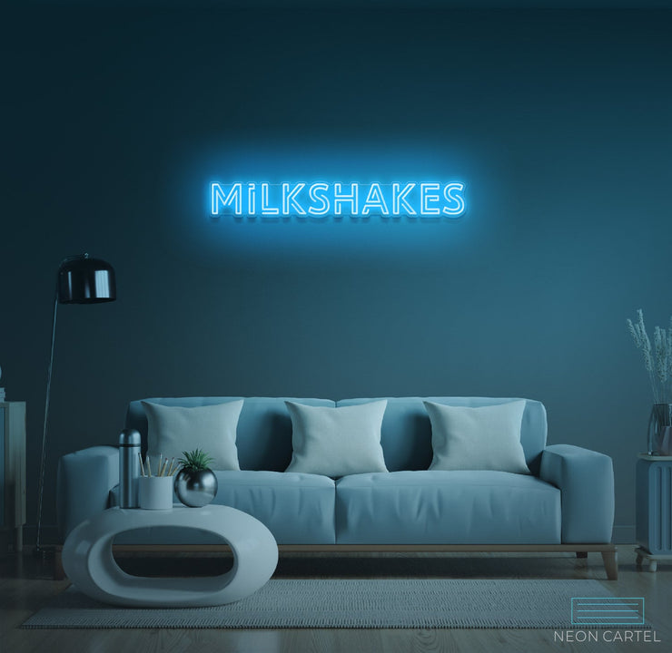 Milkshakes Neon LED Sign