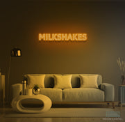 Milkshakes Neon LED Sign