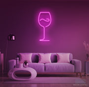 Wine Glas Neon LED Sign