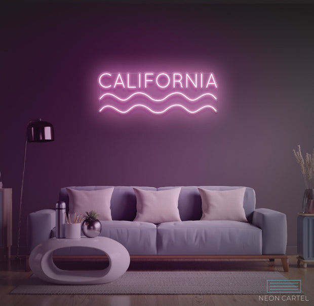 California Neon LED Sign