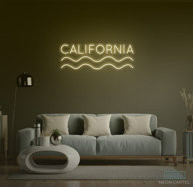 California Neon LED Sign