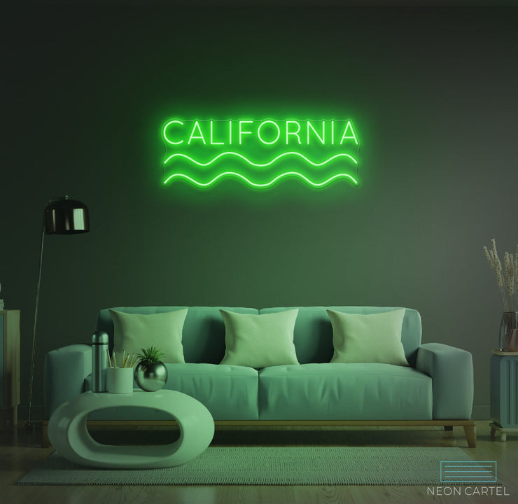 California Neon LED Sign