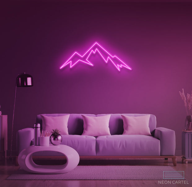 Mountain Neon LED Sign