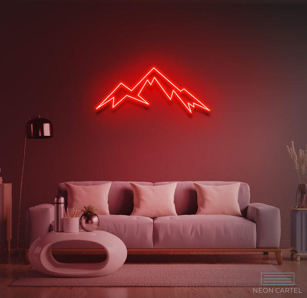 Mountain Neon LED Sign