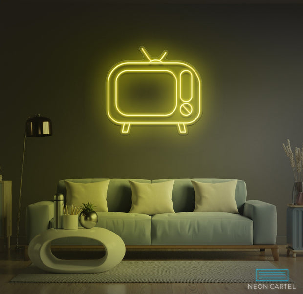 Retro Television Neon LED Sign