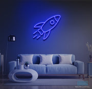 Rocket Neon LED Sign