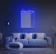 Hey Sexy Mirror Custom Mirror Neon LED Sign