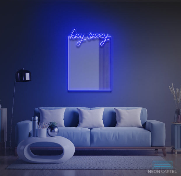 Hey Sexy Mirror Custom Mirror Neon LED Sign