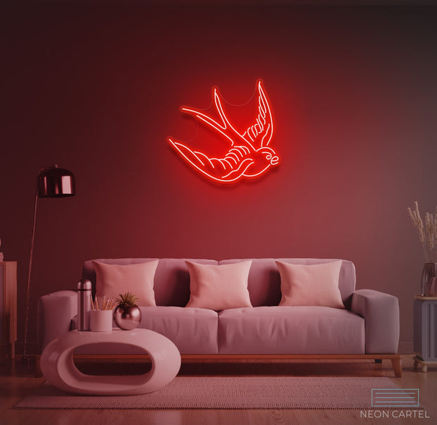 Swallow Neon LED Sign