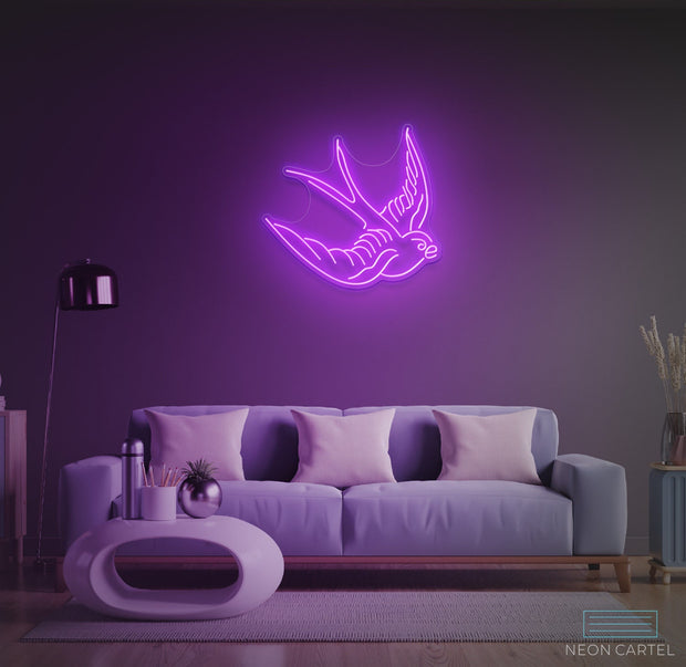 Swallow Neon LED Sign