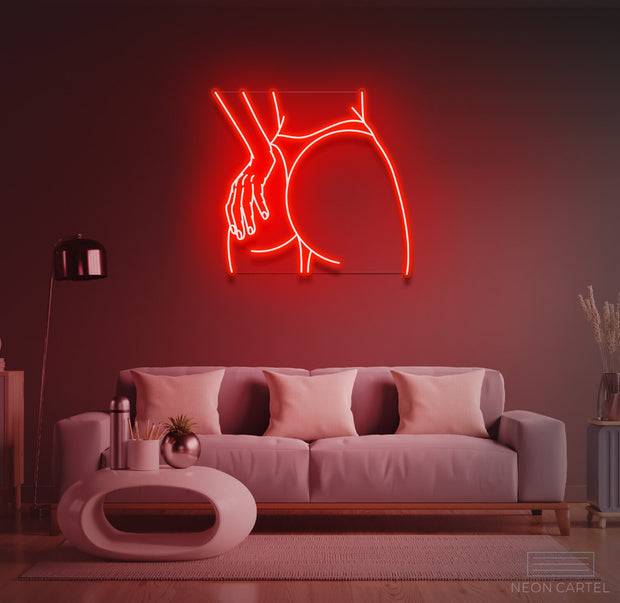 Booty Neon LED Sign