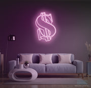 Dollar Neon LED Sign