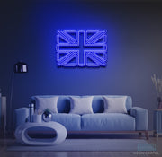 Union Jack UK Flag United Kingdom Neon LED Sign