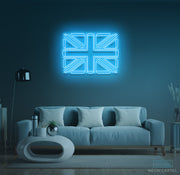 Union Jack UK Flag United Kingdom Neon LED Sign