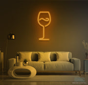 Wine Glas Neon LED Sign