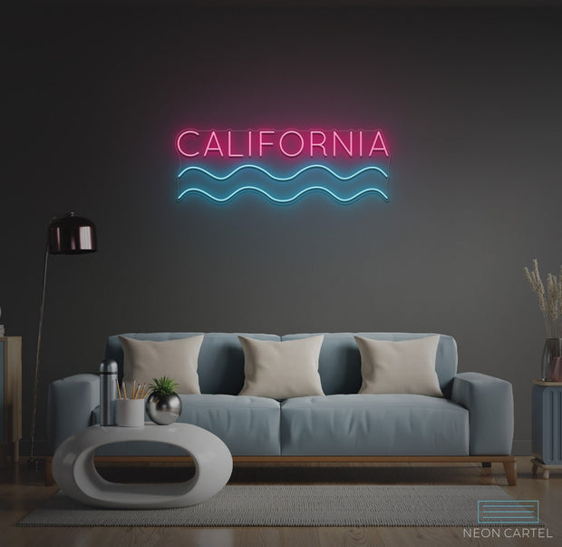 California Neon LED Sign