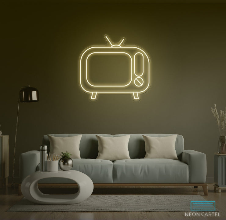 Retro Television Neon LED Sign