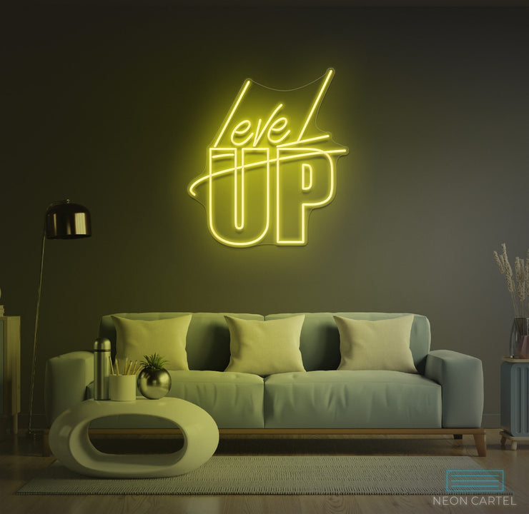 Level Up Neon LED Sign