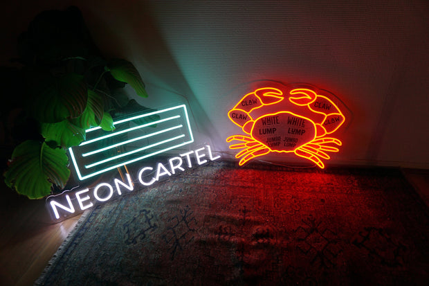 Crab Neon LED Sign