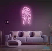 Astronaut Space Neon LED Sign