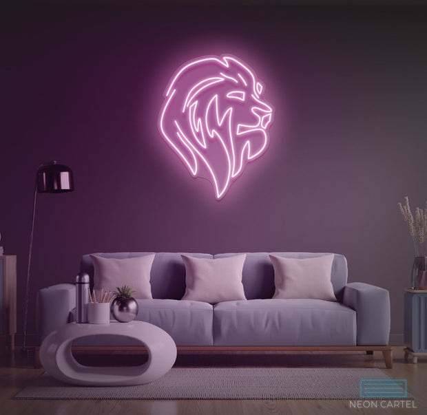 Lions Neon LED Sign