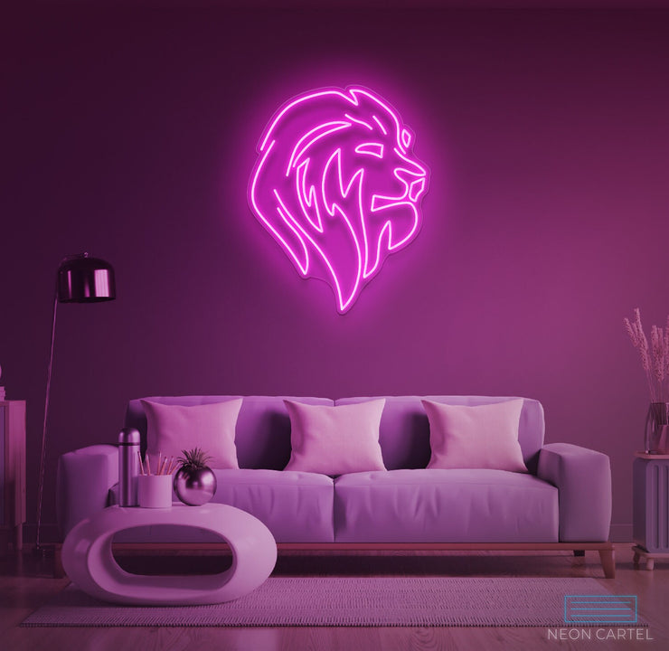 Lions Neon LED Sign