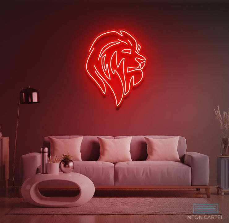 Lions Neon LED Sign