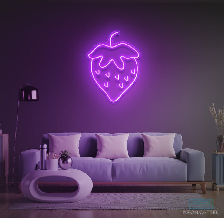 Strawberry Neon LED Sign