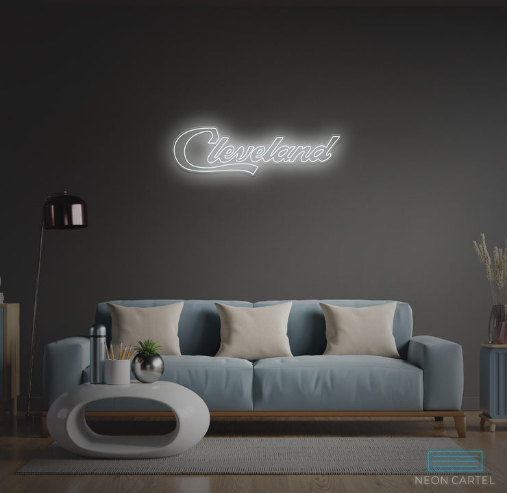 Cleveland Neon LED Sign